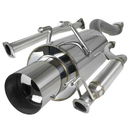 Spec-D Tuning 06-08 Honda Civic 2.5in. Inlet N1 Style Catback Exhaust, MFCAT2-CV062SI MFCAT2-CV062SI